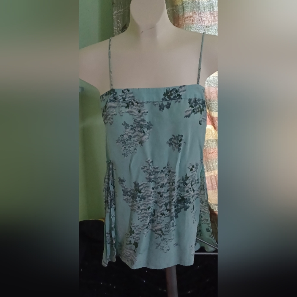 Massimo Dutti Spaghetti Strap Airy Top sz 4